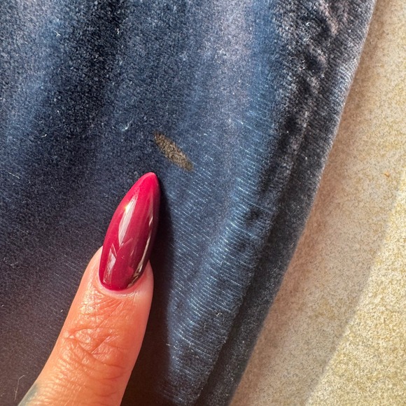 Boden Martha Blue Velvet Collared Dress 8R Elegant Holiday Cocktail Jackie O - Picture 10 of 10